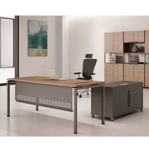 钢木结构办公桌QHZ-211